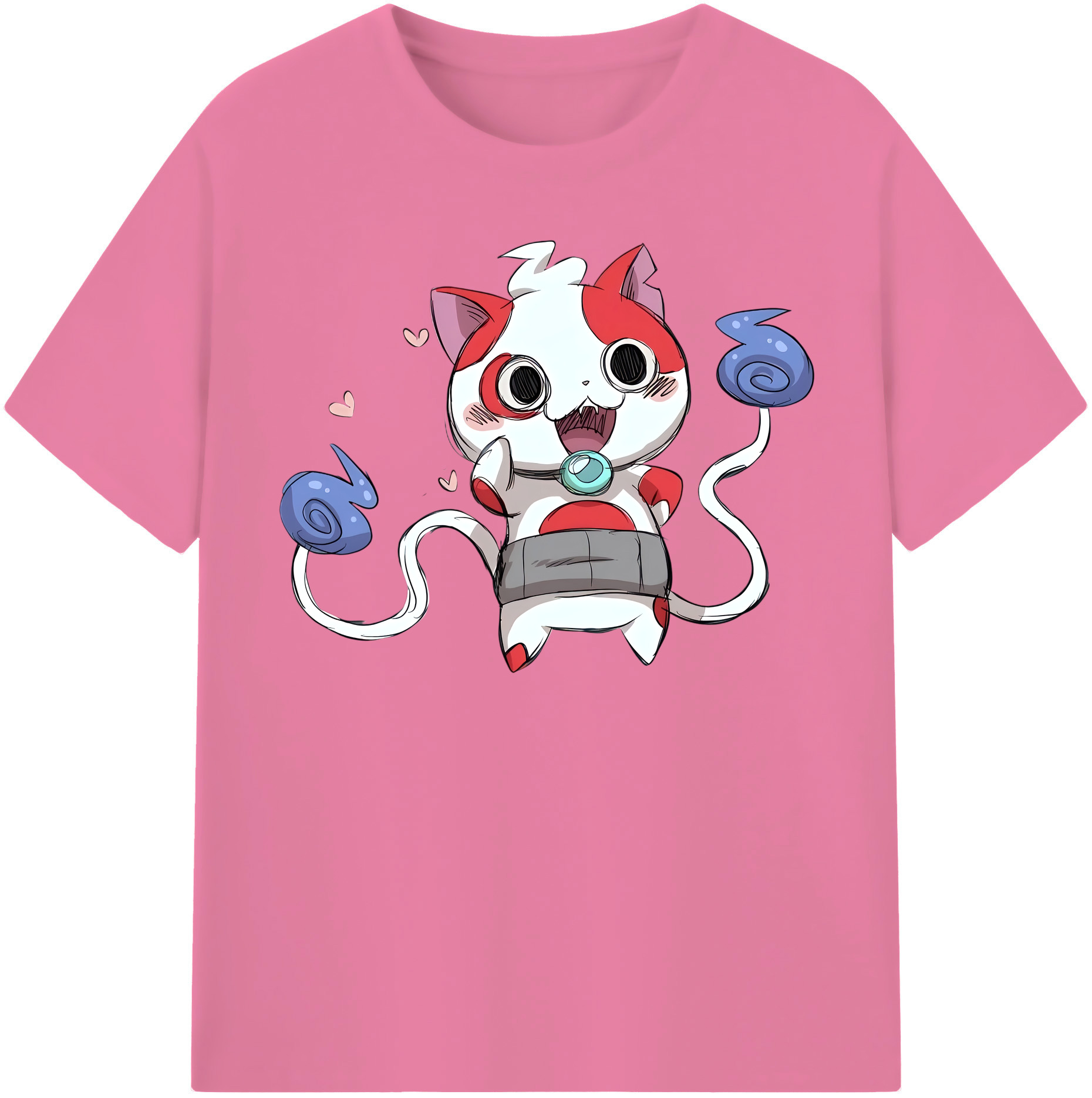 （画像用） 妖怪ウォッチ Yo-kai Watch 綿100％半袖Tシャツ（フロントプリント）